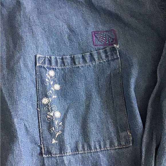 Vintage denim On the rocks button up - Picture 3 of 5